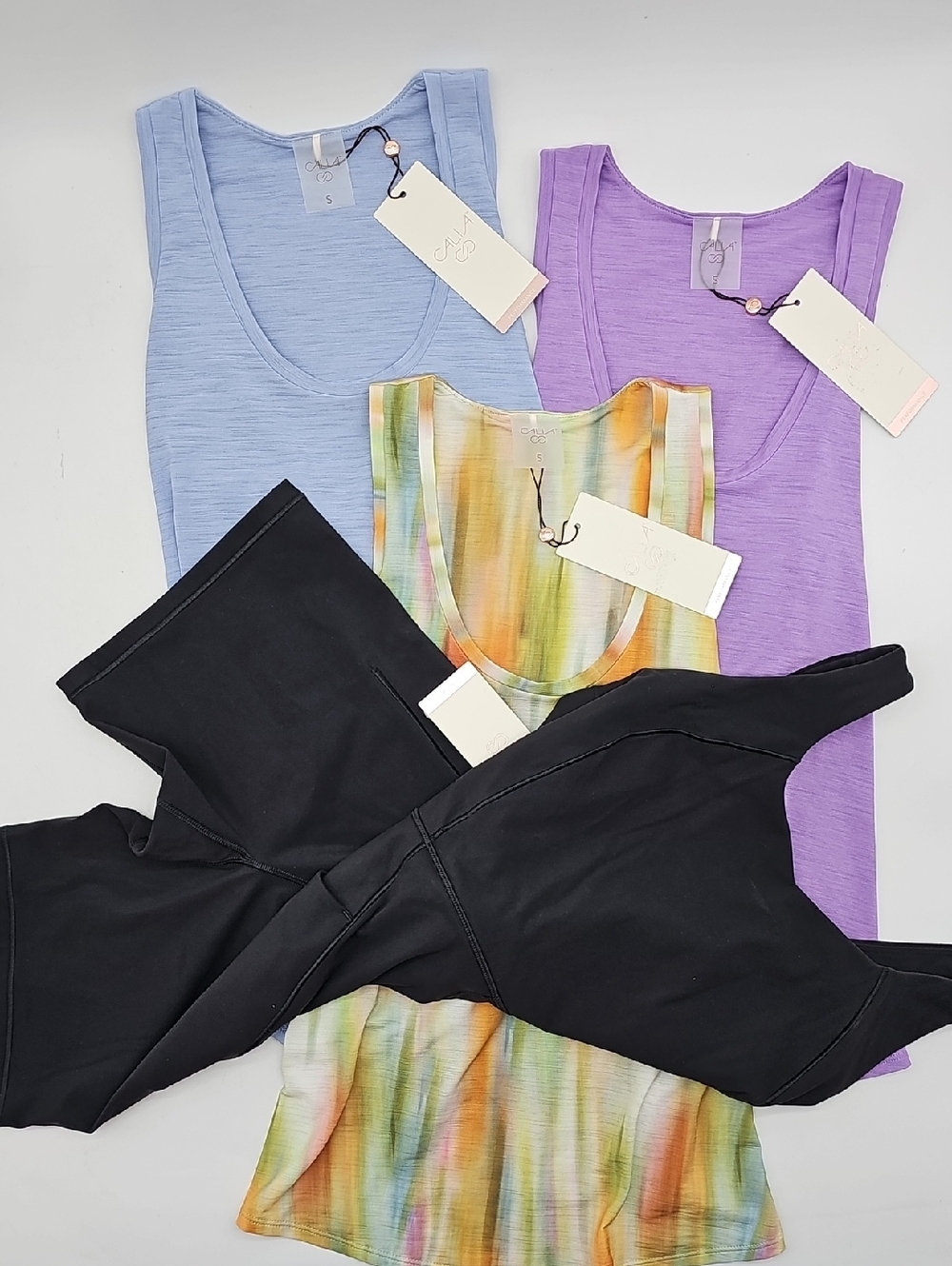 Women's Calia Shorts Bodysuit Tank Top Shirts Bundle Yoga Workout HIIT Lot NWT